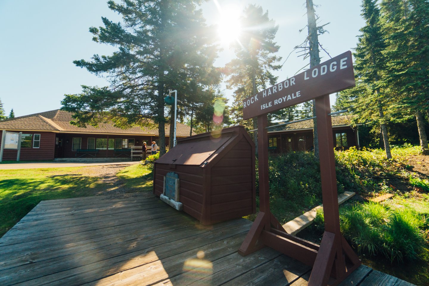 Rock Harbor Lodge Isle Royale Michigan