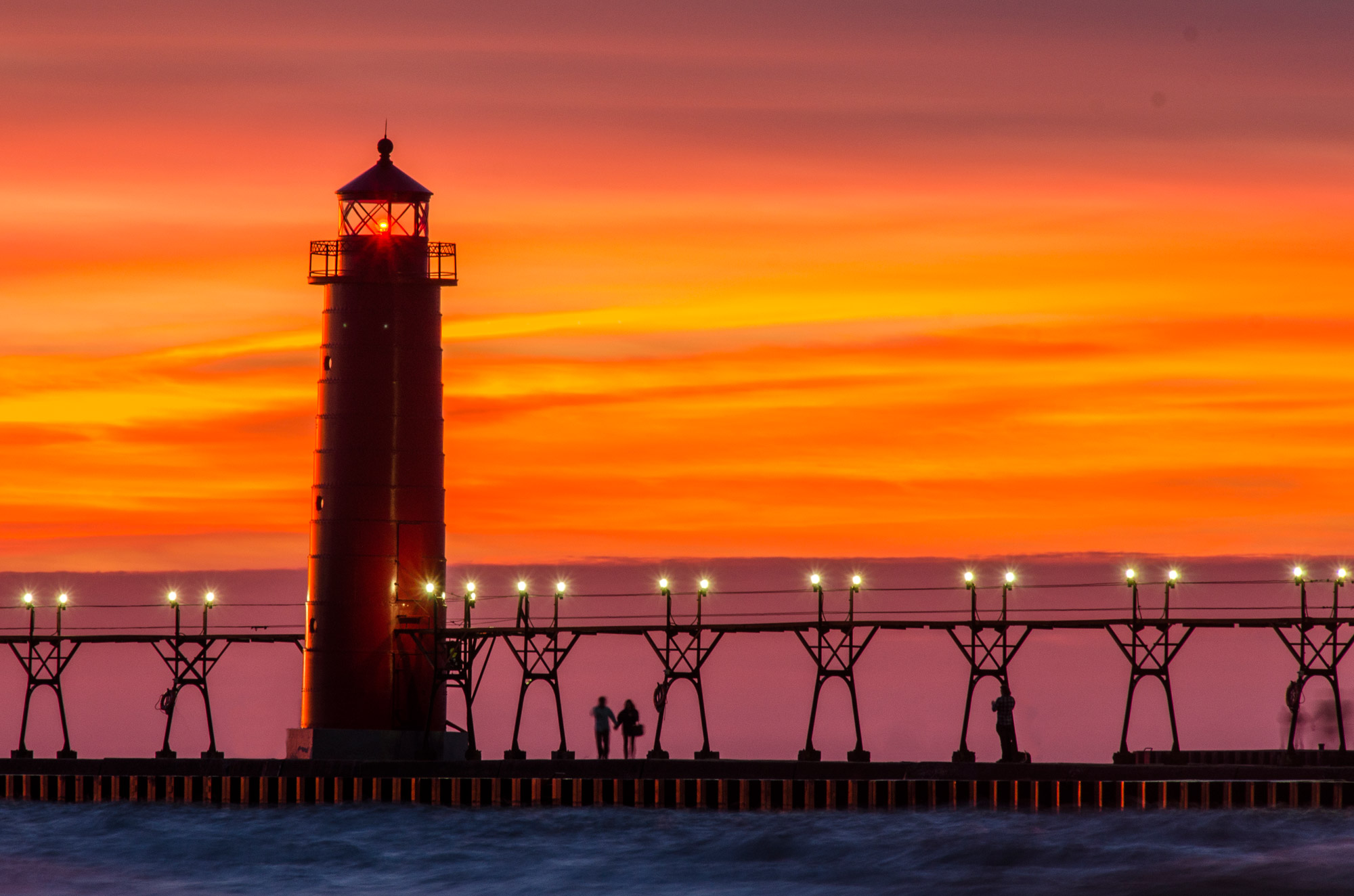  South Pier & Lighthouses, Grand Haven MI