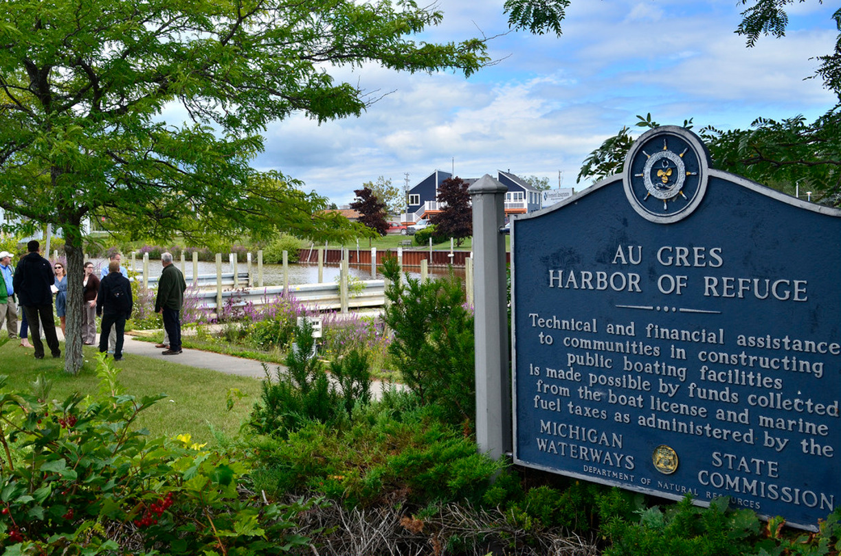 Au Gres Harbor of Refuge Michigan