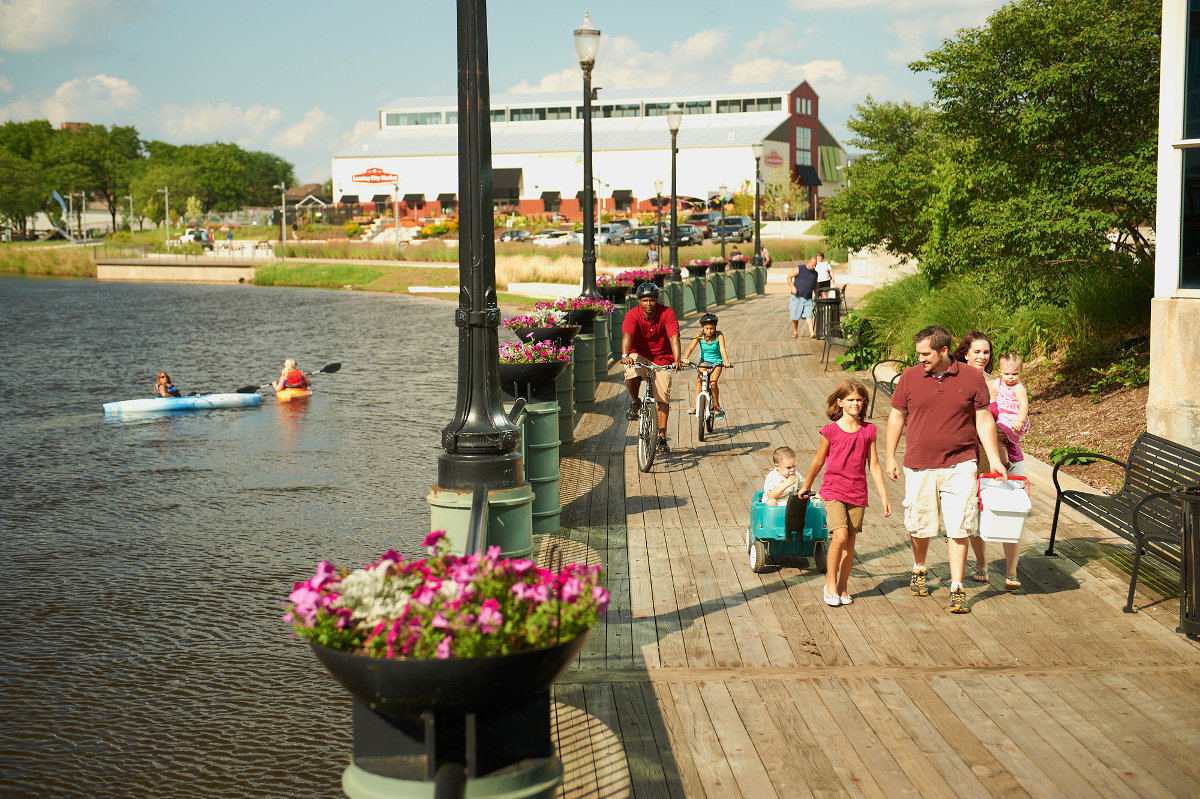 Adado Riverfront Park & River Trail System Michigan