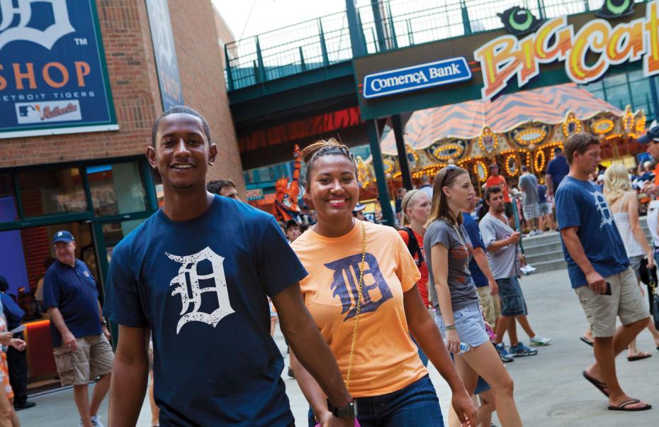 Comerica Park - home of the Detroit Tigers
