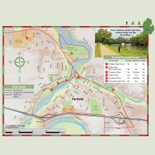Portland Riverwalk Access Map Photo