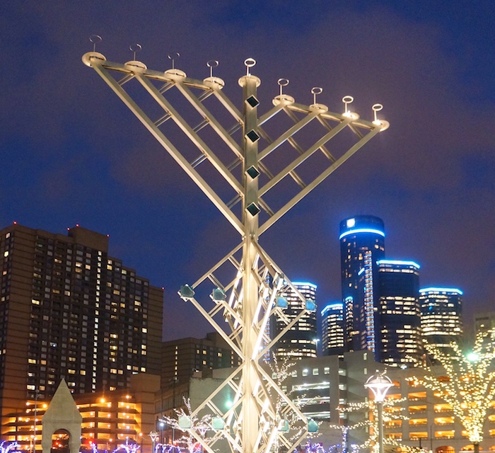 Menorah in the D