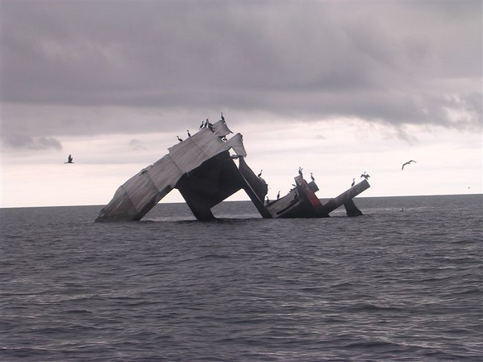 Shipwreck on Lake Huron