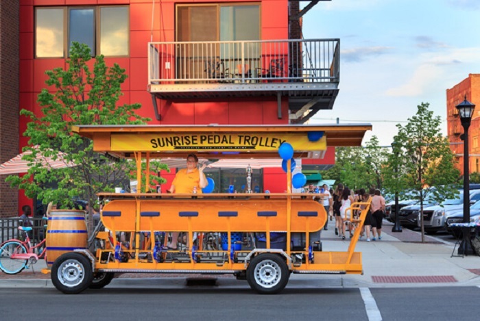 Sunrise Pedal Trolley