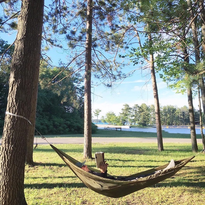 Hammocking in South Higgins Lake State Park