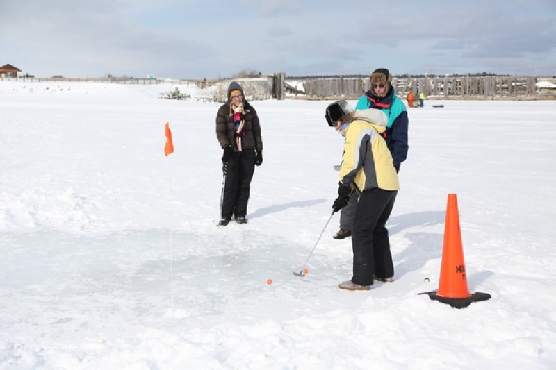 ice golf challenge