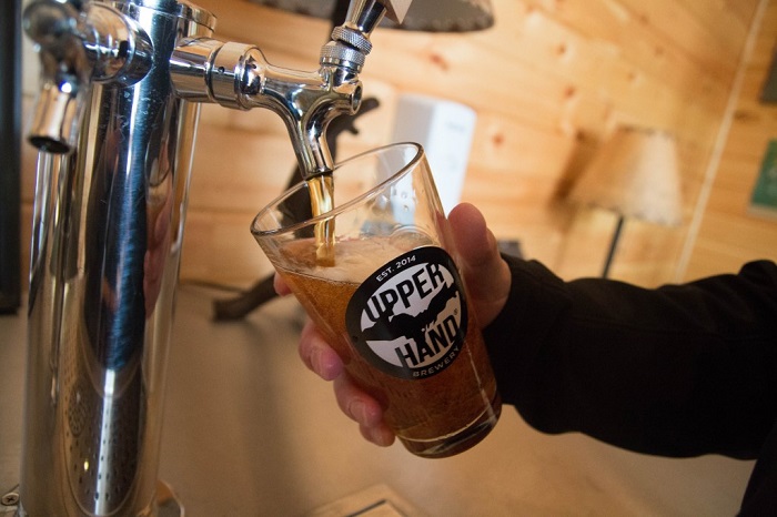 Upper Hand Brewery Draft Beer