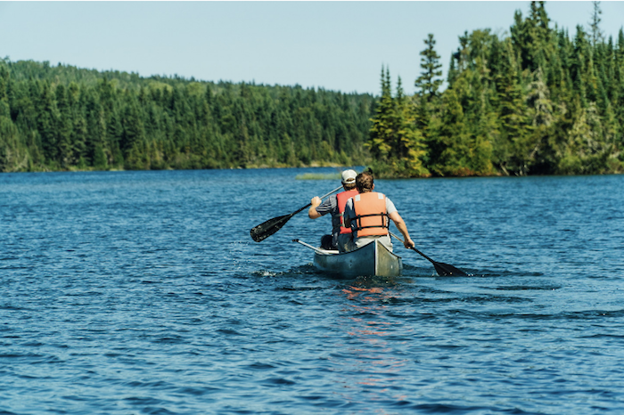 Canoeing on Isle Royale