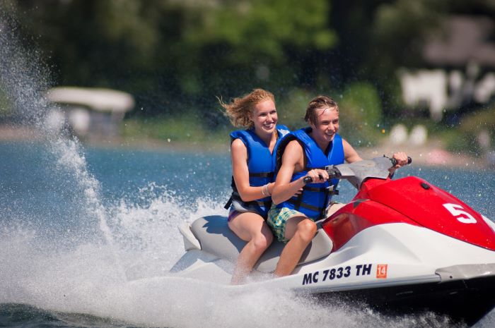 Jet Skiing on Grand Traverse Bay