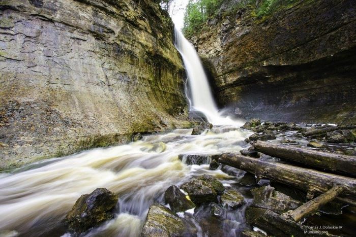 Miners Falls waterfall