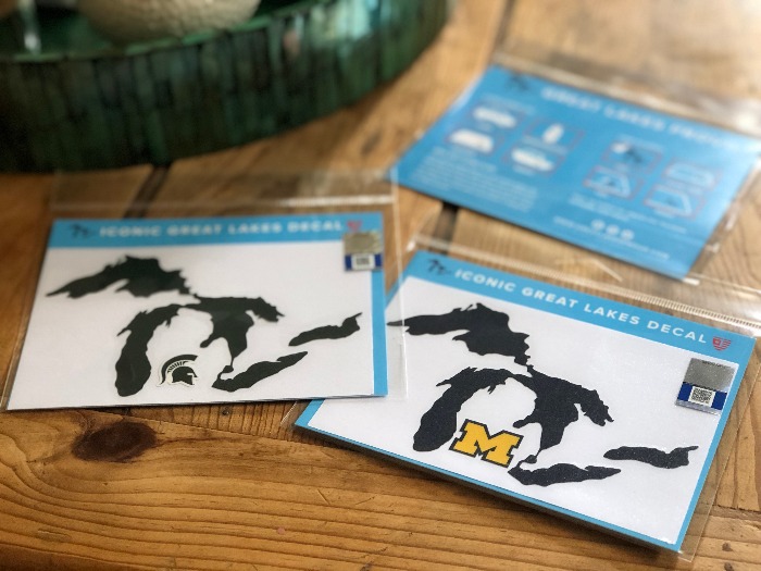 University of Michigan and Michigan State University Decals
