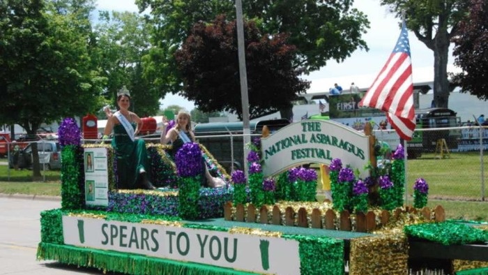 Asparagus Festival parade float