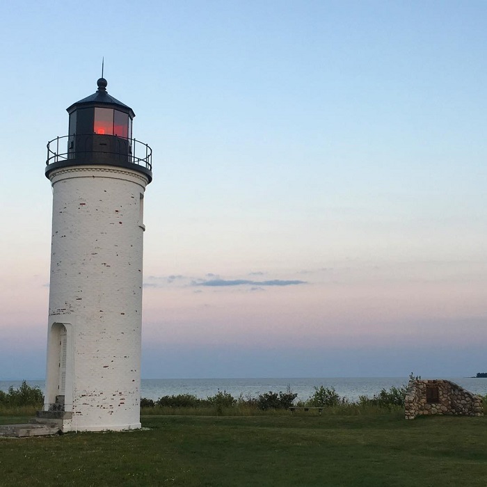 Harbor light at Beaver Island