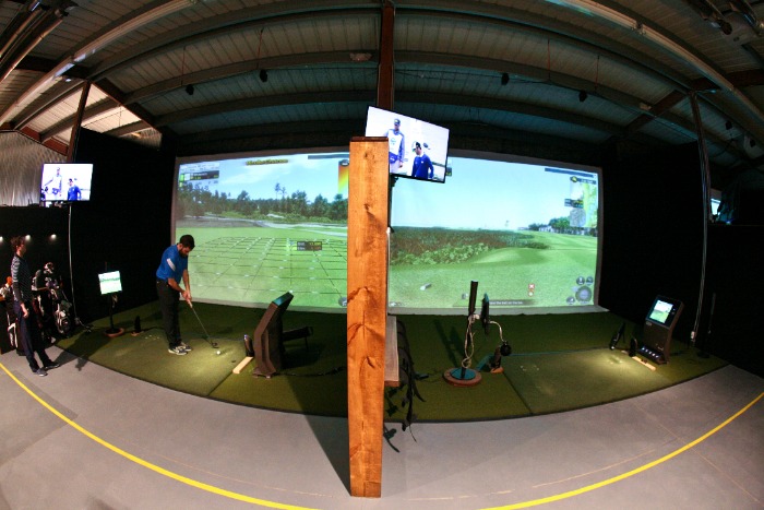 Miles of Golf simulators Photo courtesy of Miles of Golf .jpg