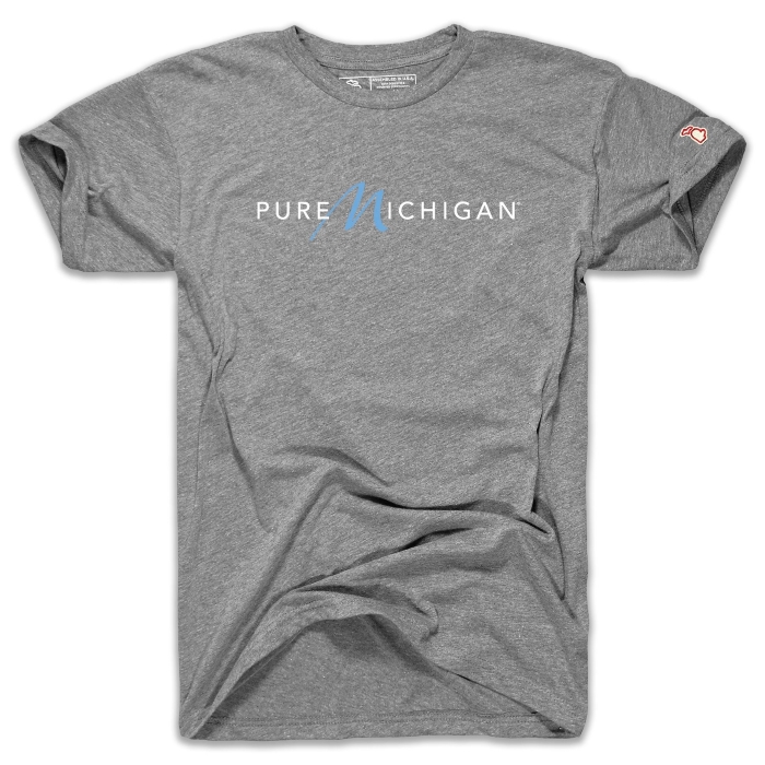 Short sleeved T-Shirt with the Pure Michigan logo.